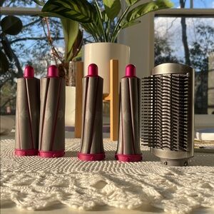 Dyson air wrap hair styling attachments